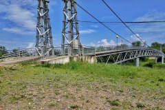 Подвесной мост, соединяющий Волынское и Тереспольское укрепление